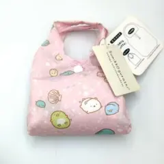 すみっこぐらし キャラクター柄 折りたたみエコバッグ ピンク サンエックス