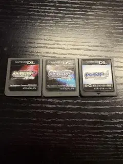 ポケットモンスター ダイヤモンド・パール・ソウルシルバー 3本セット