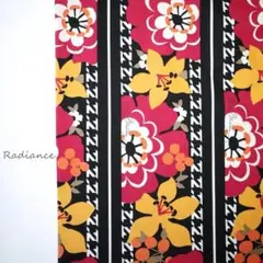 SALE108【110×50㎝】 USAコットン シーチング はぎれ　花柄