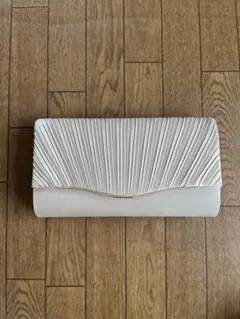 サテンプリーツ3wayクラッチバッグ