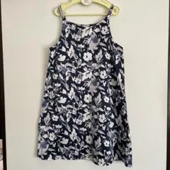 COMME CA ISM 花柄ノースリーブワンピース 130A