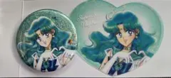 セーラームーン オーロララメ缶バッジ ハートクリアカード ネプチューン ローソン