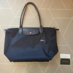 LONGCHAMP パープル ショルダーバッグプリアージュ　L　トートバッグ