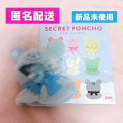 ディズニーストア シークレットポンチョ 水色 青
