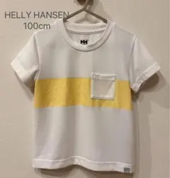 Helly Hansen ホワイト　イエロー Tシャツ 100