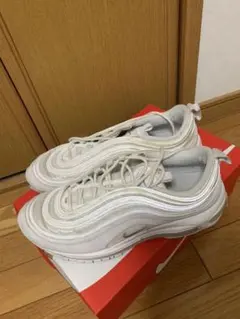 ナイキ エアマックス97 トリプルホワイト ウルフグレー