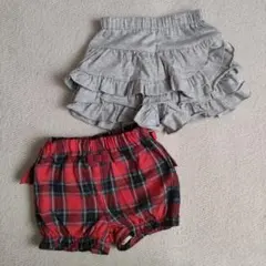 ベビーショートパンツ 80cm 2点セット