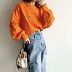 【別注】TOWNCRAFT × FREAK'S STORE スウェット オレンジ