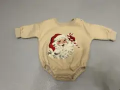 サンタクロースプリントロンパース 70