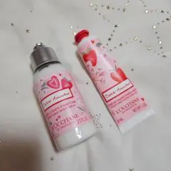 ロクシタン　チェリーストロベリー　ハンドクリーム　ボディミルク