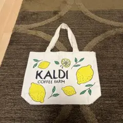 KALDI レモン柄 トートバッグ
