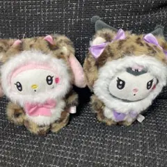 マスコットポーチヒョウ柄　マイメロディ　クロミ　タグ付き　未使用