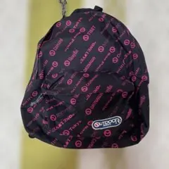 OUTDOOR PRODUCTS 総柄リュック ブラック ピンクのサムネイル