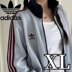韓国 男女兼用 adidas トラックトップ ワッフル アディカラー ジャージ