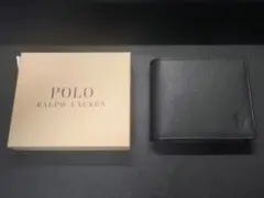 ＜新品未使用品＞ Polo Ralph Lauren 二つ折り財布 ブラックのサムネイル