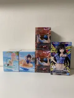 最新 美少女 プライズフィギュア 5点セット オーバーロード To Loveる