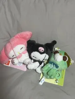 マイメロディ・クロミ・カエルぬいぐるみセット