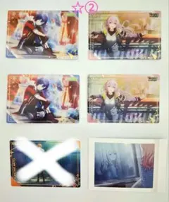 ☆②プロセカ ウエハース９・プロセカ ぱしゃこれ 5枚セット(バラ売り可)