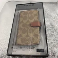 iphone 13 mini COACH Folio Case（ブラック） - メルカリ