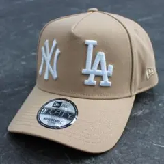 NEW ERA NYヤンキース LAドジャース ダブルロゴキャップ 海外モデル