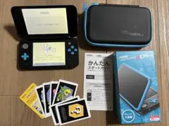 ☆new Nintendo2DS LL☆ブラック×ターコイズ☆
