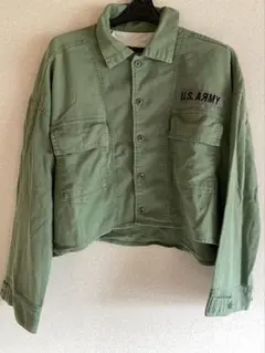 RASVOA オーバーシャツ U.S. ARMY刺繍