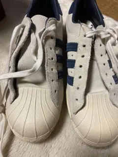 最終GWセール　adidas スニーカー ホワイト/ネイビー