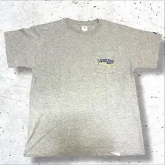 【RUSSELL ATHLETIC】胸元　背中ロゴ　ポケット　Tシャツ　グレーL