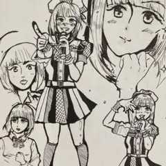 有馬かな(原菜乃華さん)のアナログイラストです！！