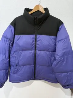 GU Mサイズ　ヒートパデットスタンドカラーブルゾン紫