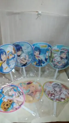 プロセカ セガラッキーくじ うちわ　サンリオ　まとめて　激レア　10-83