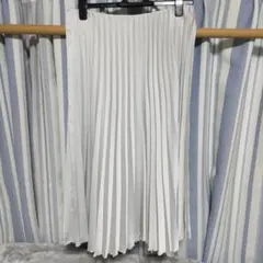 ZARA シルバープリーツスカート XL