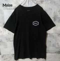 RVCA Msize 半袖Tシャツ ワンポイントロゴ 黒 ブラック