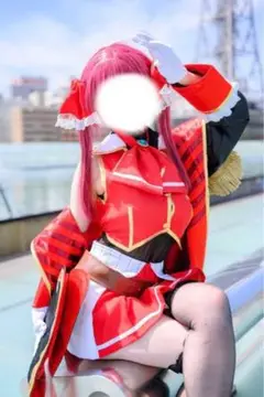 【即日発送】 hololive ホロライブ 宝鐘マリン 光沢サテン コスプレ衣装 ホロライブ hololive VTuber 宝鐘マリン 誕生日3D衣装 新衣装