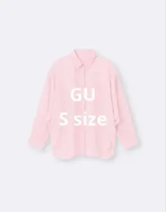 GU シアードルマンスリーブシャツ