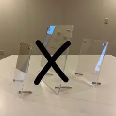 MUJI 無印良品 アクリルフレーム ③ハガキサイズ2点