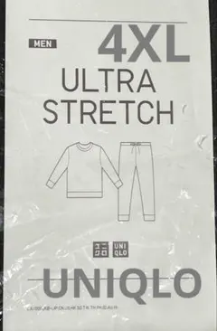 ★新品 미개봉 ★UNIQLO/ULTRA STRETCH/4XL黒 セットアップ
