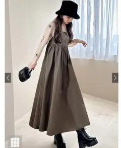 グレイル バックリボンフレアキャミワンピース