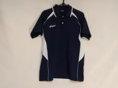 美品！アシックス ☆asics☆半袖ドライポロシャツ　サイズM　紺