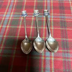 MIKIMOTO　ミキモト　パール付ティースプーン　真珠貝モチーフ　3本セットのサムネイル