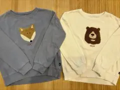 futa futa 長袖カットソー トレーナー 110 双子