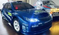 TAMIYA 1/10 インプレッサ WRC 2008 ボディー 塗装済