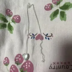 ハート型パール風ペンダントネックレス