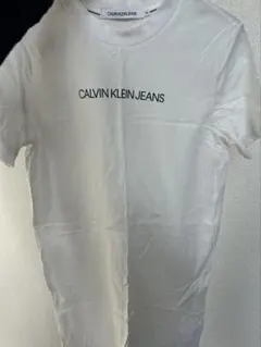 カルバンクラインジーンズ ワンピース 半袖 ホワイト
