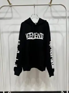 VETEMENTS ヴェトモンス ウェットプルパーカ パーカ ブラック