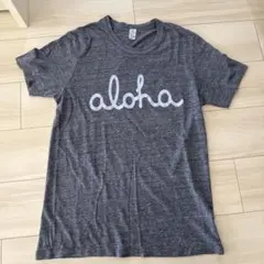 【最終値下げ】aloha Tシャツ ダークグレー 半袖のサムネイル