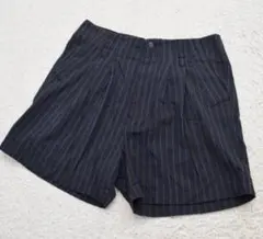 zucca ズッカ ストライプ タック ワイド ショーツ ショート パンツのサムネイル