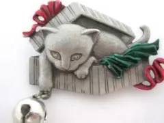 JJ 猫のプレゼント★クリスマス★ＪＪ刻印(jjch2)