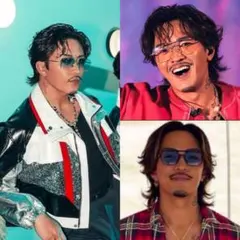 数原龍友着用タイプサングラス　3点セット