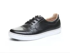 MOONSTAR ブラックレザー スニーカー